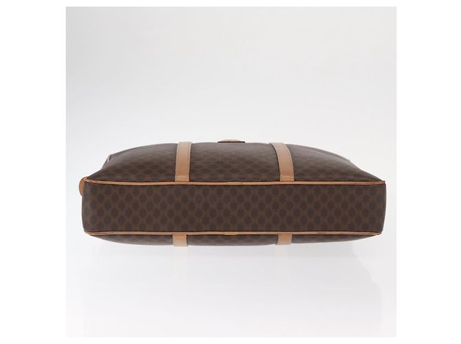 Céline Borsa da lavoro in tela Macadam CELINE in pelle PVC marrone e oro Auth bs31895 D'oro - view 5
