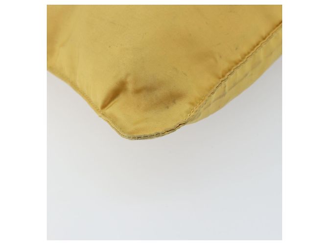 Borsa a Spalla PRADA Nylon Gialla Argento Autentica 156268 Giallo - vista 14
