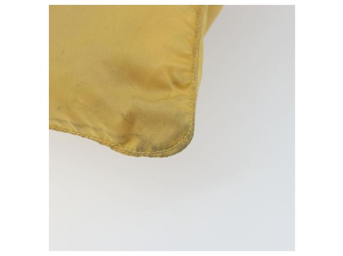 Borsa a Spalla PRADA Nylon Gialla Argento Autentica 156268 Giallo - vista 15