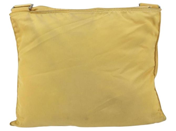 Borsa a Spalla PRADA Nylon Gialla Argento Autentica 156268 Giallo - vista 2