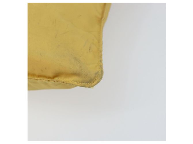 Borsa a Spalla PRADA Nylon Gialla Argento Autentica 156268 Giallo - vista 9
