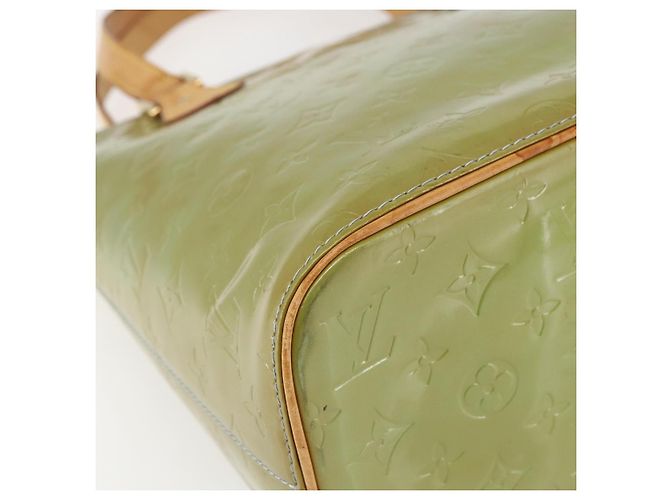 LOUIS VUITTON Sac à main Monogram Vernis Houston Bleu Bébé M91005 LV Auth 157916 Bleu clair - vue 14