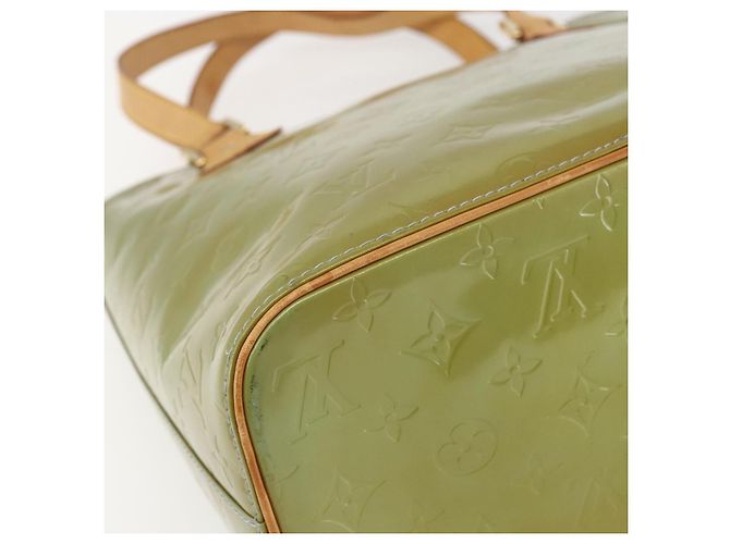 LOUIS VUITTON Sac à main Monogram Vernis Houston Bleu Bébé M91005 LV Auth 157916 Bleu clair - vue 16