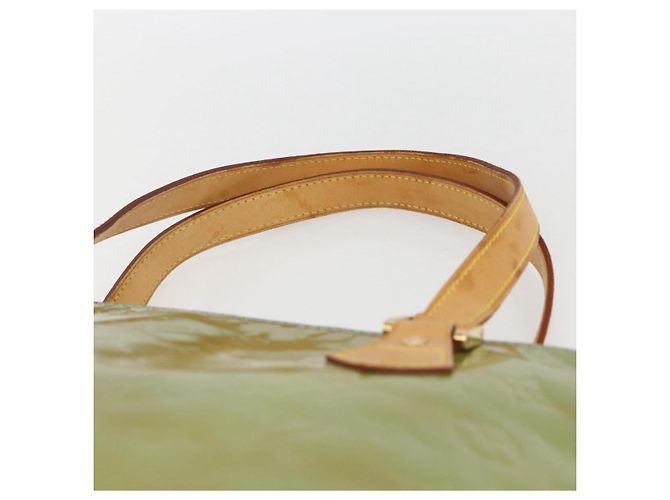 LOUIS VUITTON Sac à main Monogram Vernis Houston Bleu Bébé M91005 LV Auth 157916 Bleu clair - vue 8