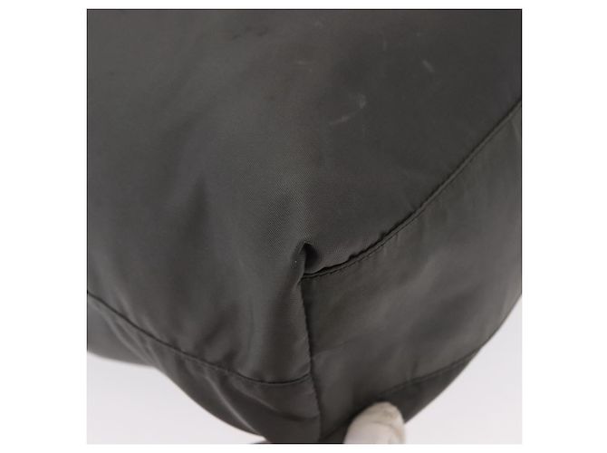 PRADA Tote Bag aus grauem Nylon mit silberner Authentizität bs32079 Braun - Ansicht 16