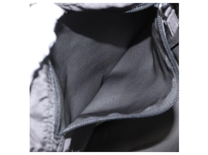 PRADA Tote Bag aus grauem Nylon mit silberner Authentizität bs32079 Braun - Ansicht 24