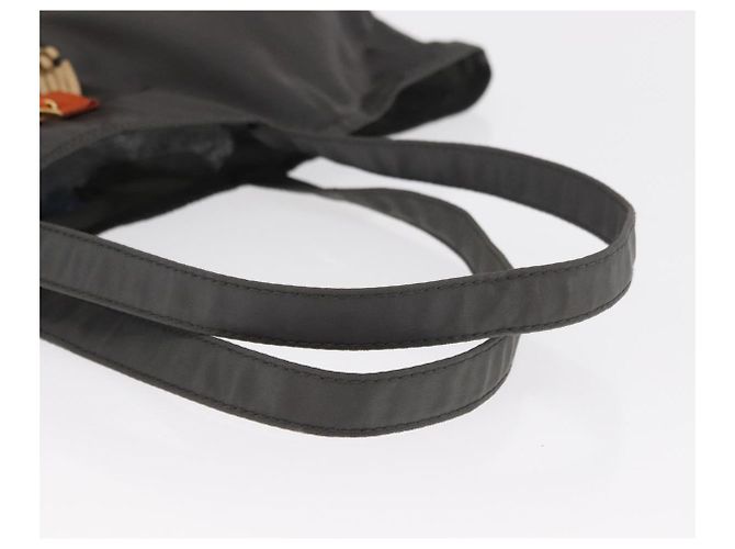 PRADA Tote Bag aus grauem Nylon mit silberner Authentizität bs32079 Braun - Ansicht 7