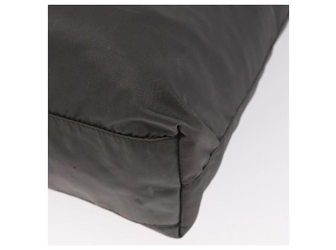 PRADA Tote Bag aus grauem Nylon mit silberner Authentizität bs32079 Braun - Ansicht 9