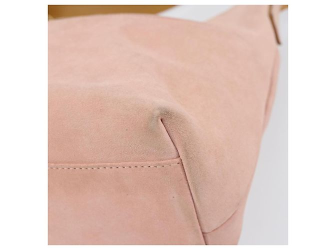 Borsa a Mano GUCCI Camoscio Rosa Oro 001 3386 1705 Auth 158392 D'oro - vista 10