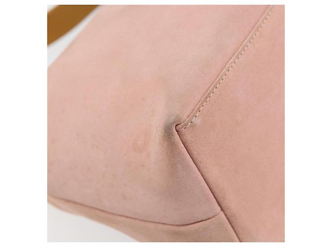 Borsa a Mano GUCCI Camoscio Rosa Oro 001 3386 1705 Auth 158392 D'oro - vista 13