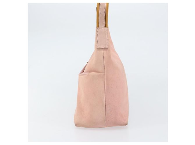 Borsa a Mano GUCCI Camoscio Rosa Oro 001 3386 1705 Auth 158392 D'oro - vista 4