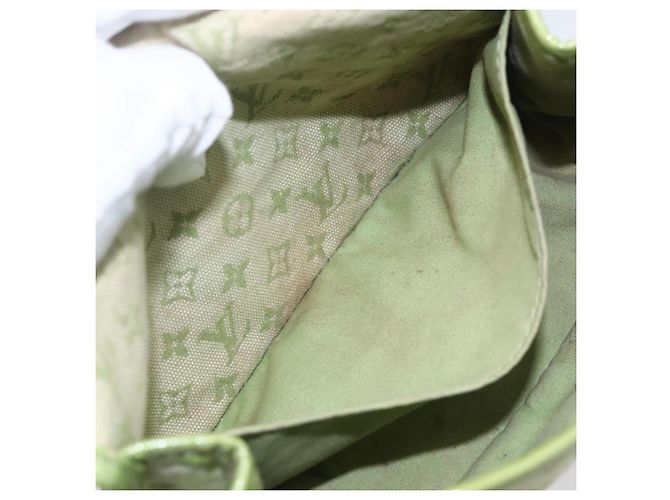 LOUIS VUITTON Monogram Mini Mini Trousse Marie Kate Verde M92935 LV Auth 157946 - vista 11
