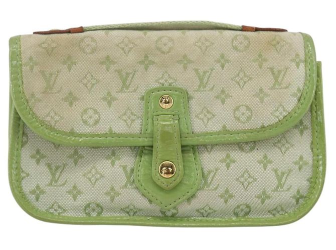 LOUIS VUITTON Monogram Mini Mini Trousse Marie Kate Verde M92935 LV Auth 157946 - vista 13