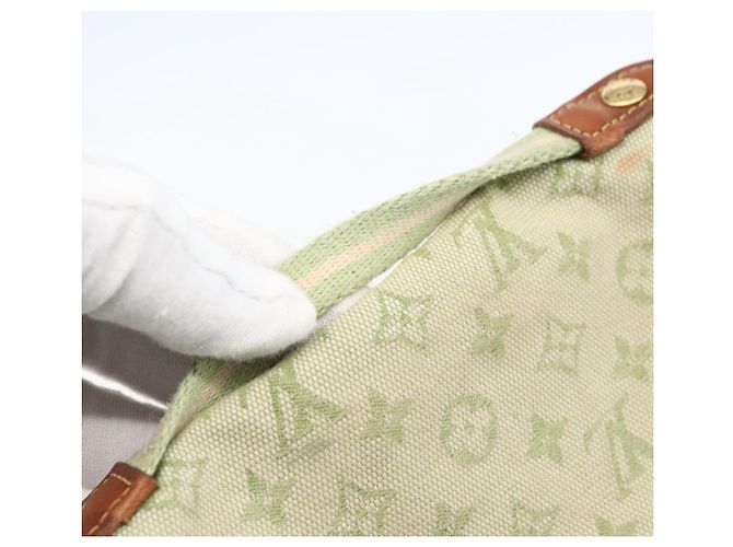 LOUIS VUITTON Monogram Mini Mini Trousse Marie Kate Verde M92935 LV Auth 157946 - vista 17