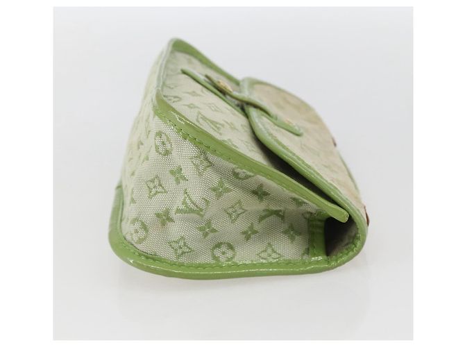 LOUIS VUITTON Monogram Mini Mini Trousse Marie Kate Verde M92935 LV Auth 157946 - vista 4