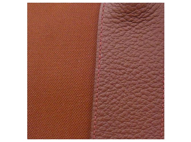Borsa Hermès Garden Party Voyage Rosso - vista 5