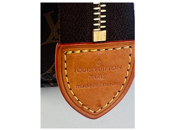 Pochette Louis Vuitton Marrone in Pelle - vista 4