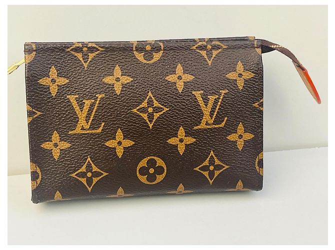 Pochette Louis Vuitton Marrone in Pelle - vista 5