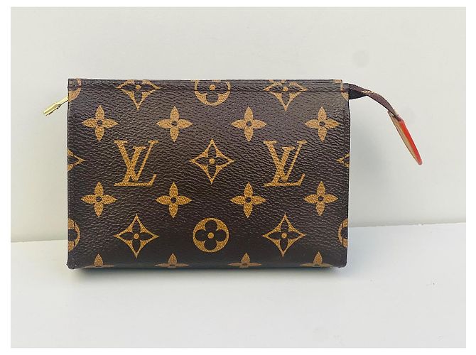 Pochette Louis Vuitton Marrone in Pelle - vista 6