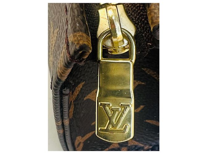 Pochette Louis Vuitton Marrone in Pelle - vista 7