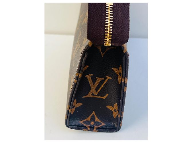 Pochette Louis Vuitton Marrone in Pelle - vista 8