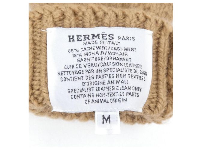 Handschuhe Hermès Lou Mittens H252000G Braun - Ansicht 3