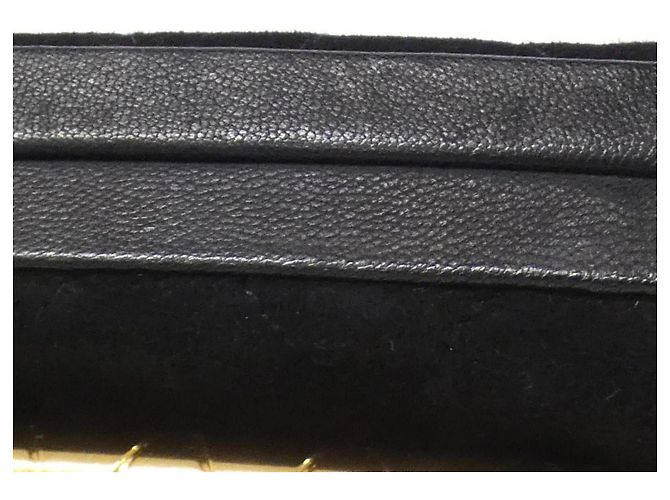 Borsa in suede nera Chanel Nero - vista 6