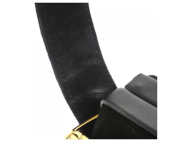 Borsa in suede nera Chanel Nero - vista 9