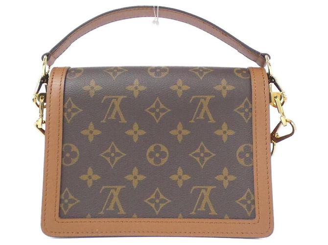 Borsa a Spalla Dauphine Lock XL Monogramma Louis Vuitton Marrone - vista 2