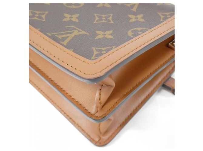 Borsa a Spalla Dauphine Lock XL Monogramma Louis Vuitton Marrone - vista 3