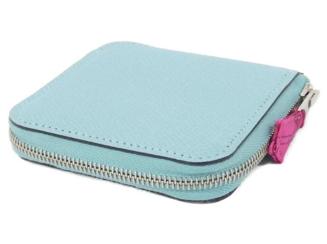 Silk In Monedero Hermès CLIC CEST NOUE Rosa Azul - vista 2