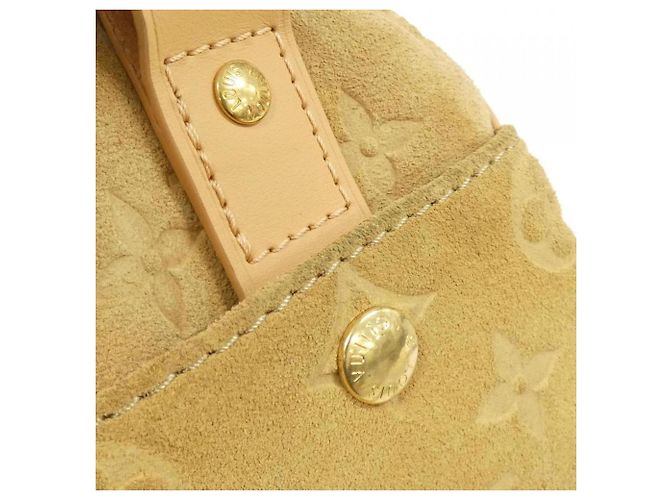 Borsa Boston Keepall Bandoulière Louis Vuitton Beige - vista 4