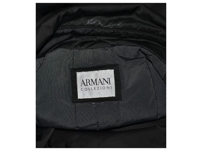 Abrigo Armani Collezioni negro - vista 4
