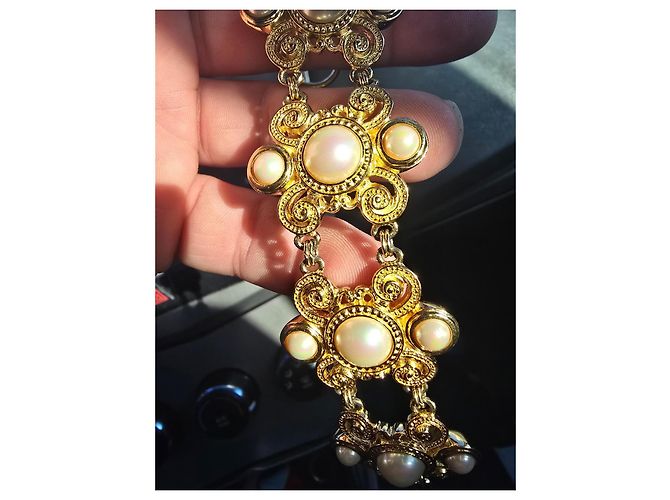 Bracciale Christian Dior D'oro - vista 6