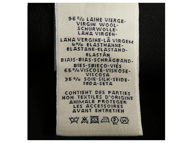Hermès Short de seda Hermes Negro - vista 3