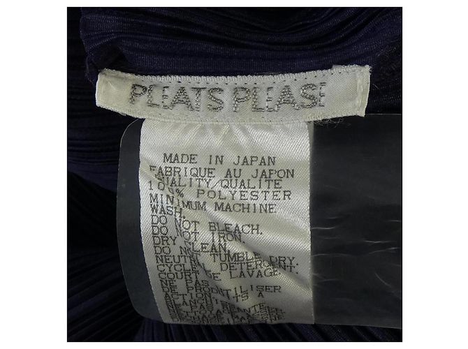 Issey Miyake Camisa S/S Pleats Please Púrpura - vista 3