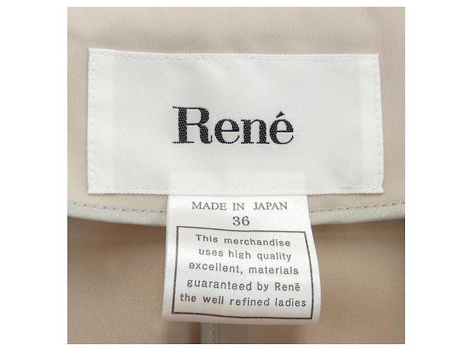 Autre Marque Abrigo de lana Rene Beige - vista 4