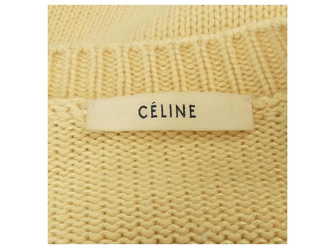 Céline Tejido de cachemira Celine Amarillo - vista 4