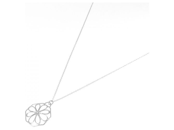 Collana Tiffany & Co. in oro bianco 18K e diamanti D'oro - vista 2