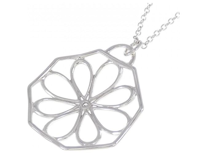 Collana Tiffany & Co. in oro bianco 18K e diamanti D'oro - vista 4