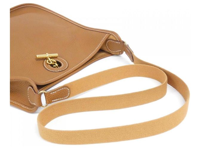 Borsa a Spalla Vespa PM Hermès D'oro - vista 4