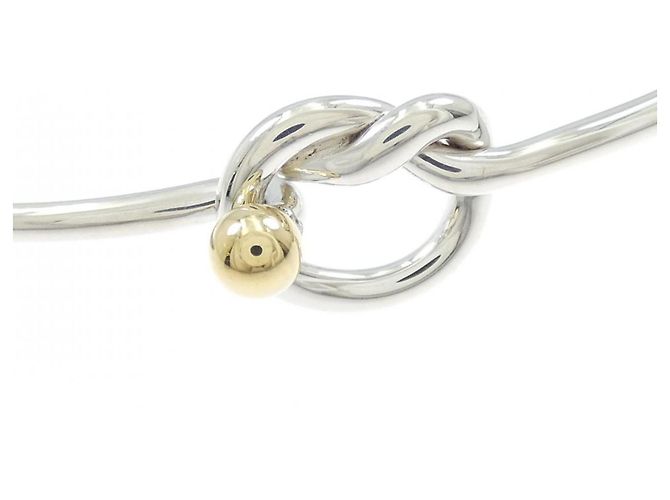 Tiffany & Co Bracciale a cuore con gancio e occhiello in filo piatto Tiffany - vista 2