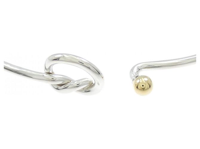 Tiffany & Co Bracciale a cuore con gancio e occhiello in filo piatto Tiffany - vista 3