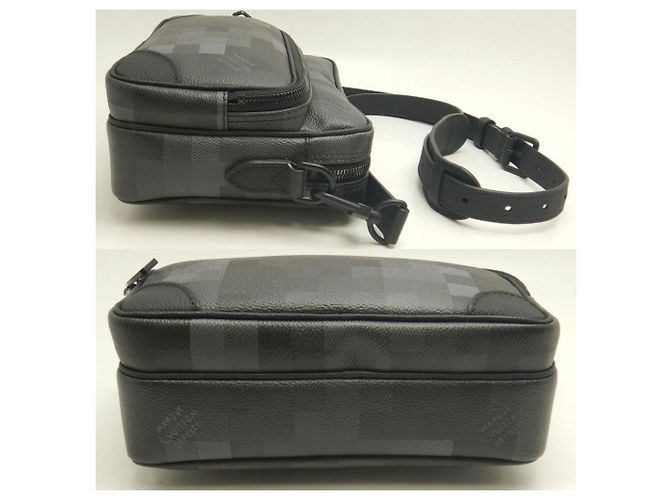 Borsa a spalla Nile Damouflage di Louis Vuitton Nero - vista 4