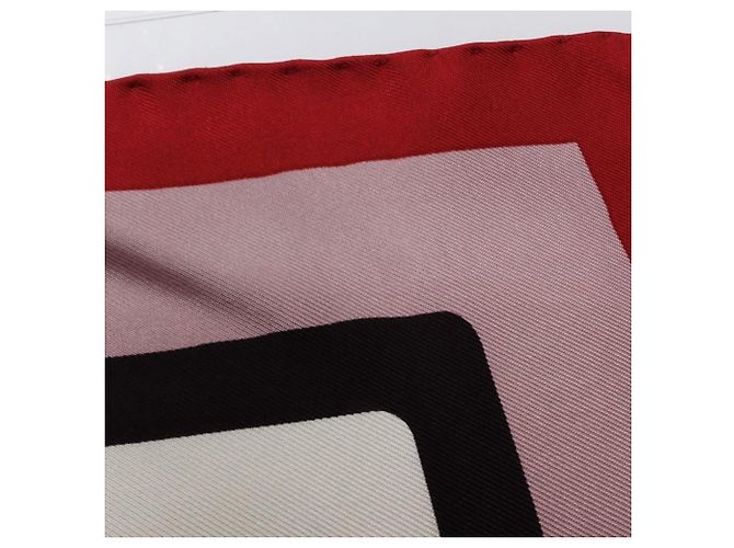 Sciarpa di seta rossa Louis Vuitton Rosso - vista 2