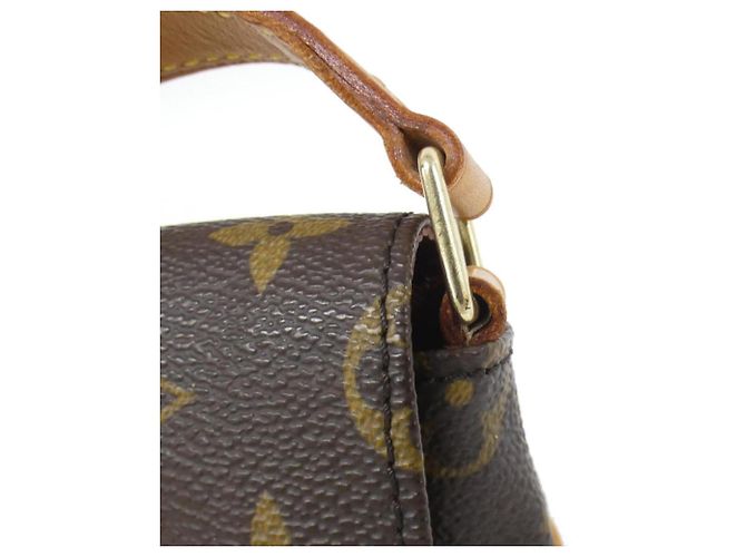 Borsa a Spalla Musette Tango Monogramma Louis Vuitton Marrone - vista 4