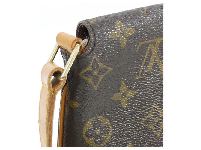 Borsa a Spalla Musette Monogram Louis Vuitton Marrone - vista 5