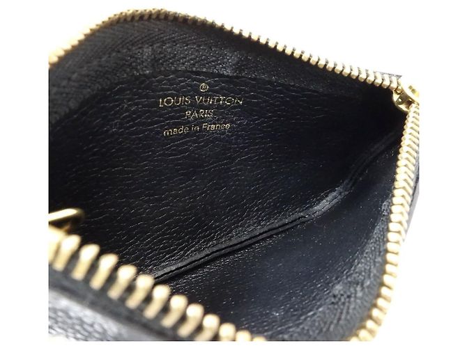 Monedero de cuero Monogram Empreinte Louis Vuitton Negro Beige - vista 6