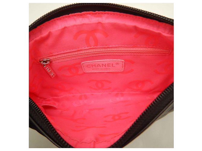Borsa Pouch Chanel Ligne Cambon Nero Bianco - vista 7