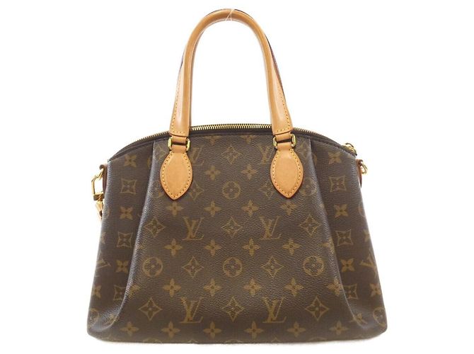 Borsa Louis Vuitton Monogram Rivoli PM Marrone - vista 2